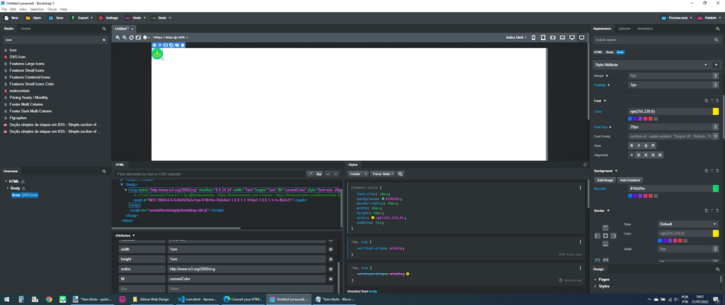 Component SVG unlocked - General - Bootstrap Studio Forum