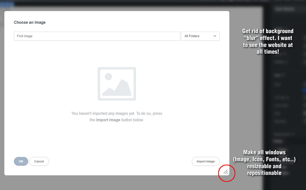 UI improvements regarding popup windows - Ideas - Bootstrap Studio Forum