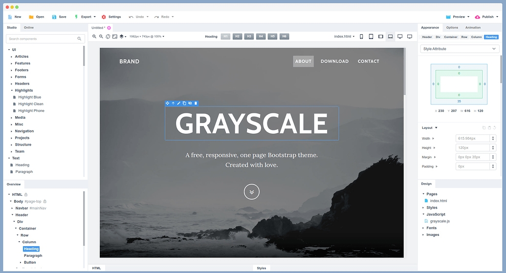 how to export all bootstrap studio files how to export all bootstrap studio files